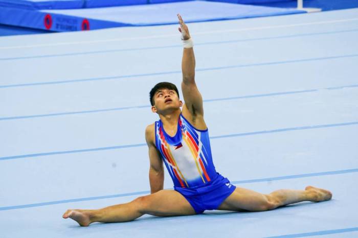 Floor exercise disebut juga dengan senam bebas karena